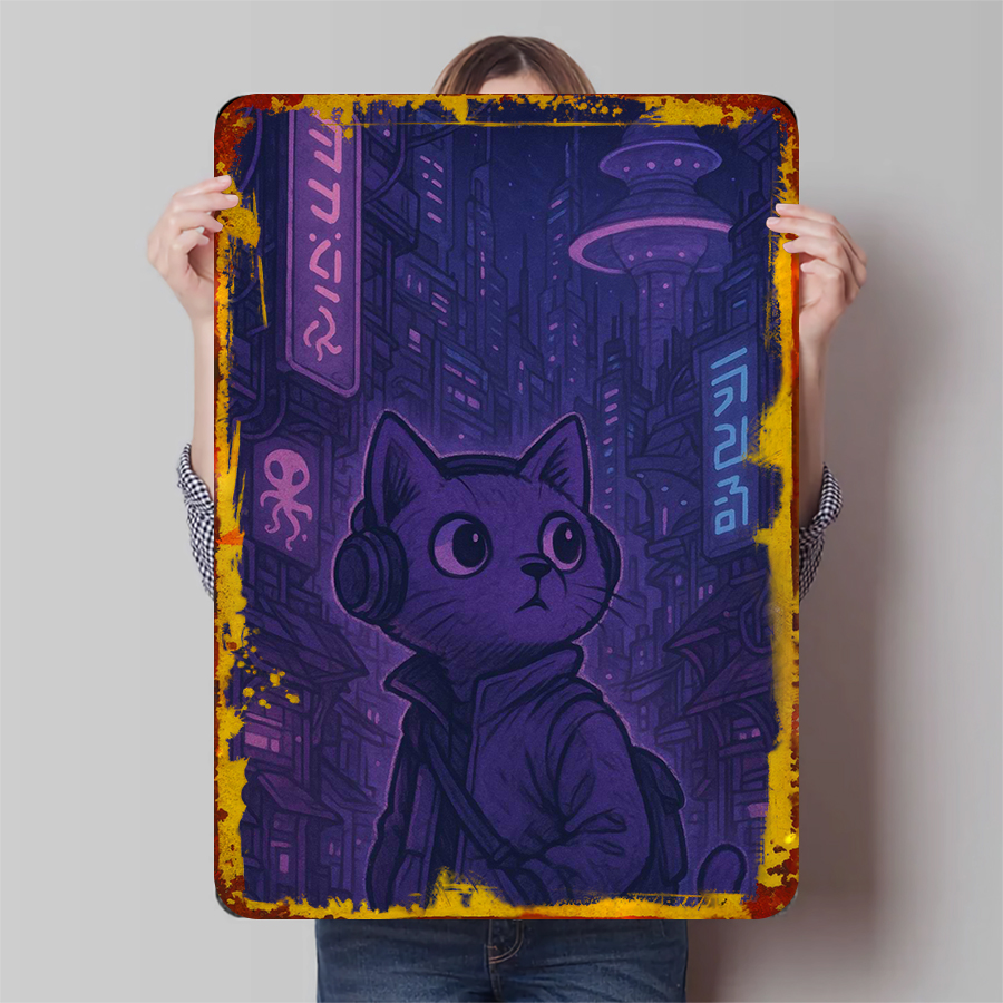 Retro Gaming Gift Ideas - Decorazione da parete in metallo con