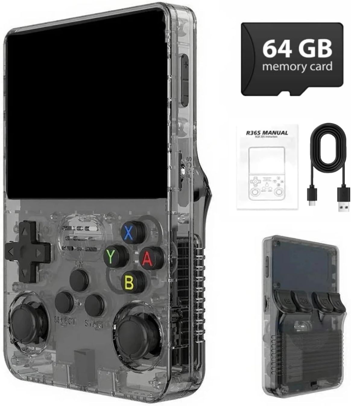 Retro Gaming R36S - Console di Gioco Retrò R36S con