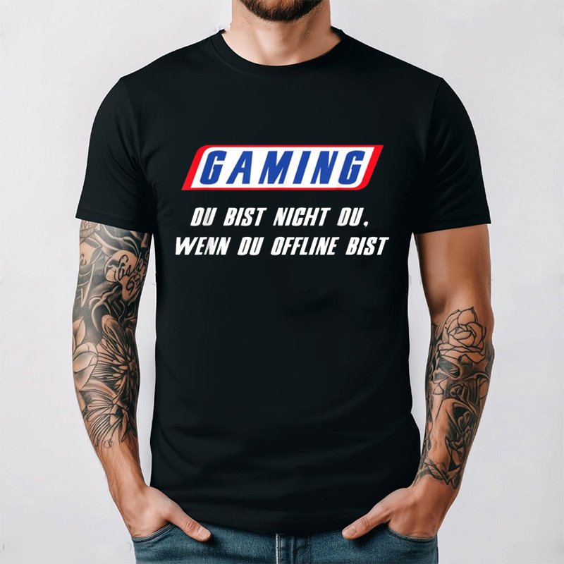 Retro Gaming Gift Ideas - Divertente maglietta tedesca Gaming Du Bist