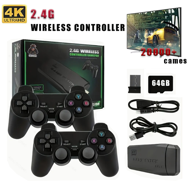 Retro Gaming Device - Stick per Videogiochi Wireless 2.4G con