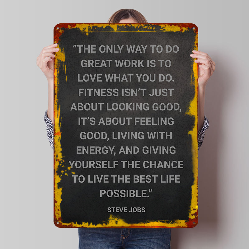 Retro Gaming Quotes - Poster in Metallo con Citazione di