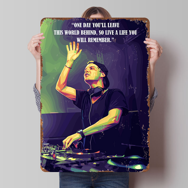 Retro Gaming Quotes - Poster con citazioni di Avicii, Stampa