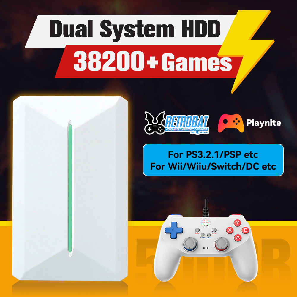 Retro Gaming Play Zone - Retrobat&Playnite System HDD Console di gioco