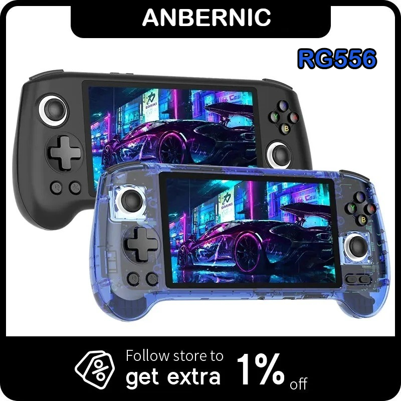Retro Gaming Android - Console di Gioco Portatile ANBERNIC RG556