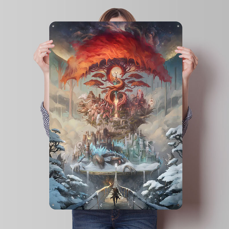 World Of Retro Gaming - Poster Stampato The Painted World, Arte