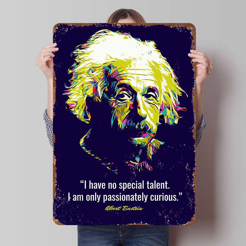 Retro Gaming Quotes - Poster in Metallo con Citazioni di