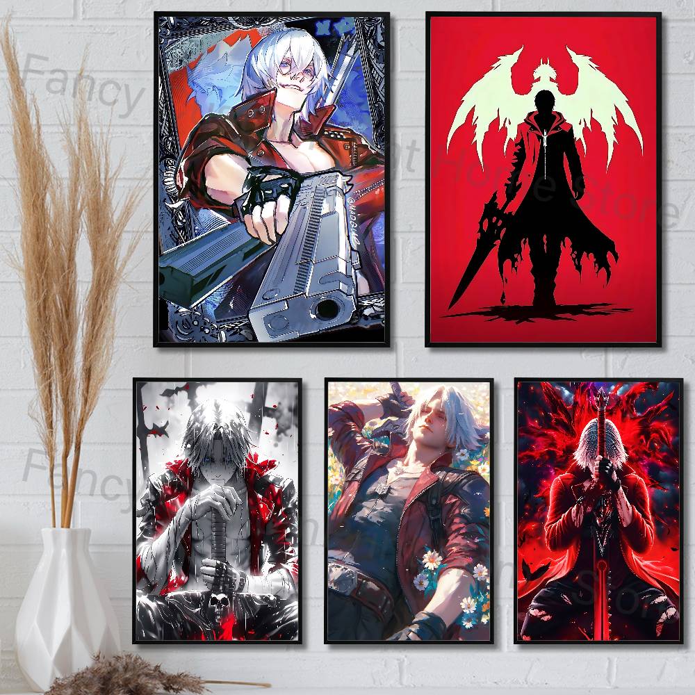 Retro Gaming Art - Poster del Gioco D-Devil May C-Cry,