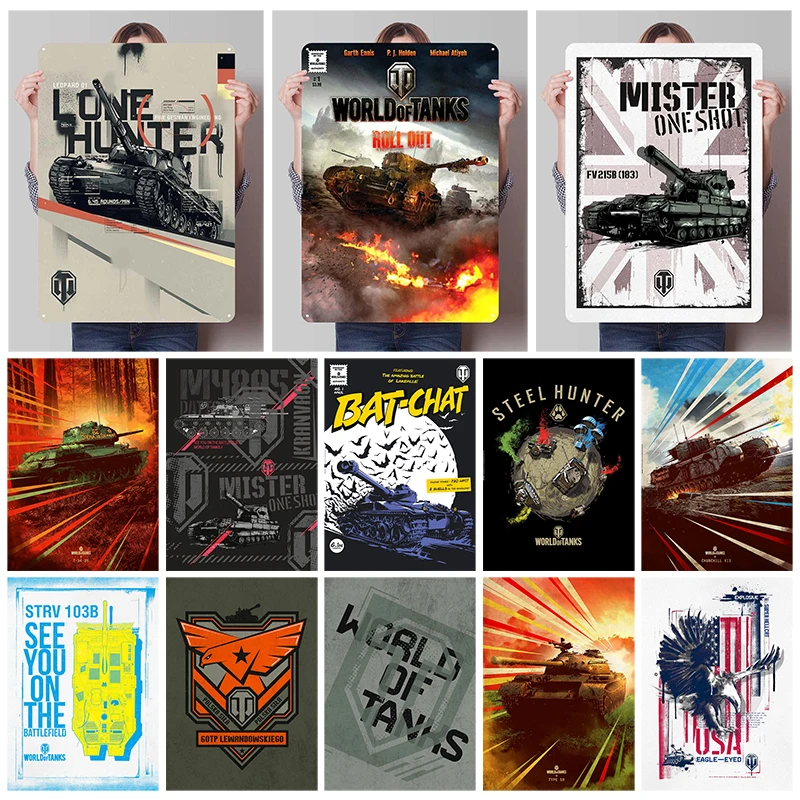World Of Retro Gaming - Poster di World of Tanks, Targhe