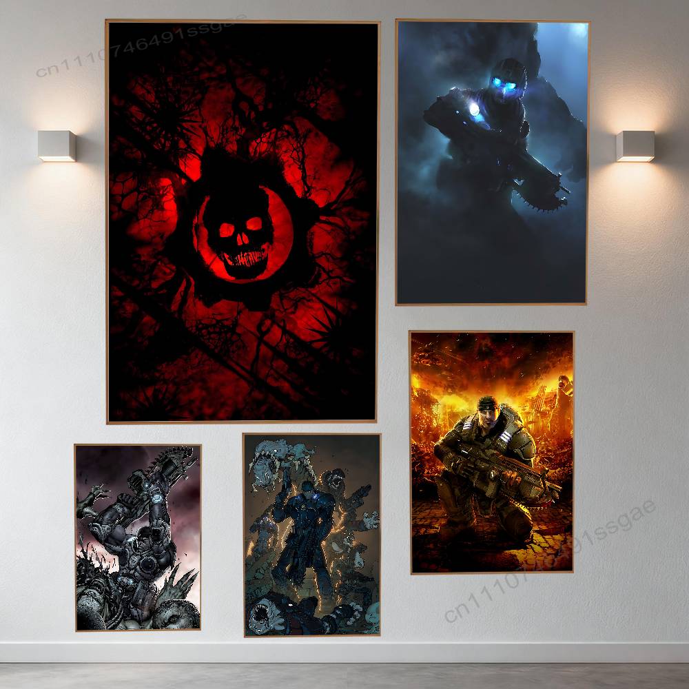Retro Gaming Art - Poster del Gioco G-Gears of W-War,