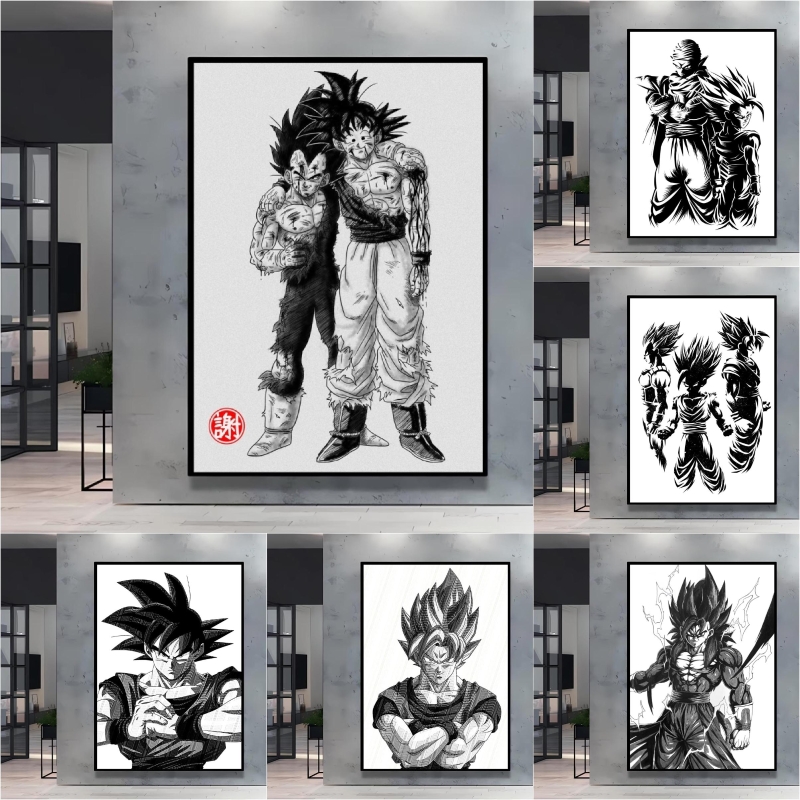Retro Gaming Art - Poster Anime Classico Giapponese Dragon Ball