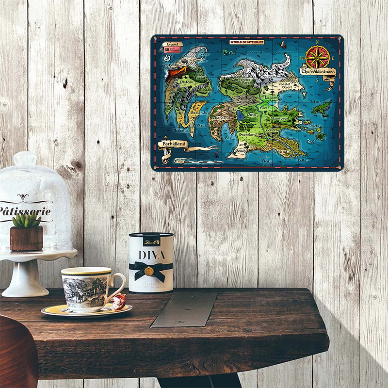 World of Mythflict Fantasy Map - World Of Retro Gaming recensione e prezzo