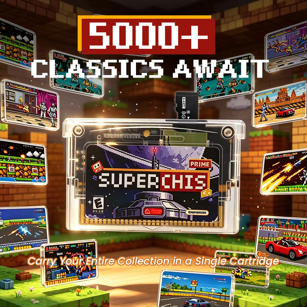 Cartuccia di gioco retrò Super - Console Retro Gaming Portable recensione e prezzo