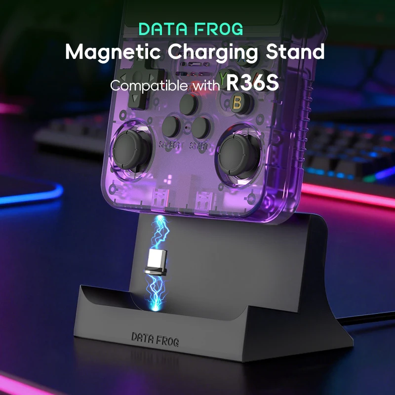 Data Frog R36S Base di Ricaric - Retro Gaming R36S recensione e prezzo