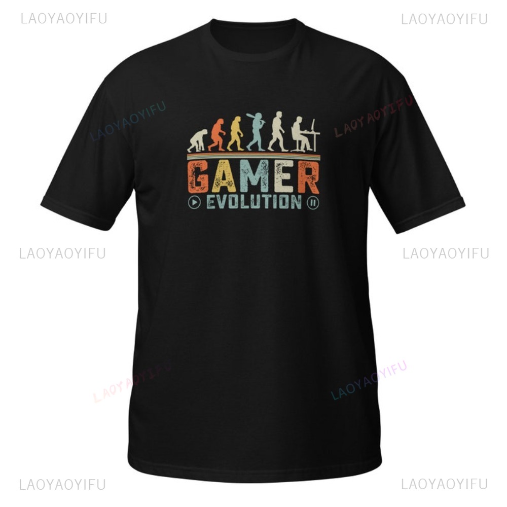 T-shirt Gamer Evolution T-shir - Retro Gaming Gift Ideas recensione e prezzo