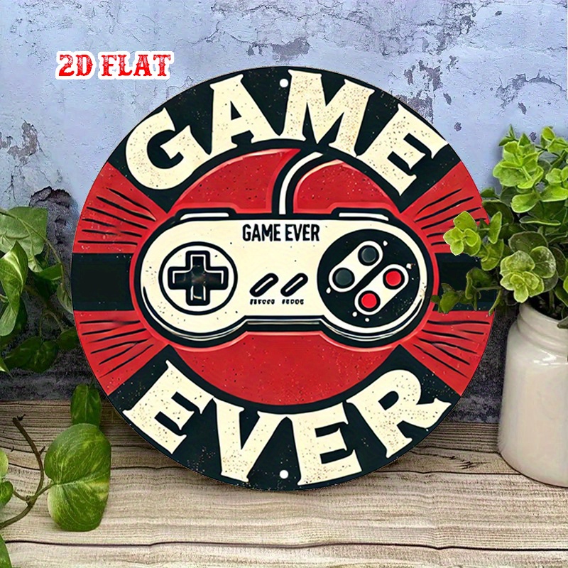 Targa Rotonda in Alluminio 2D  - Retro Gaming Art recensione e prezzo