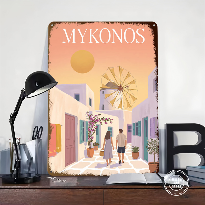 Poster in Metallo di Mykonos G - Retro Gaming Bar recensione e prezzo