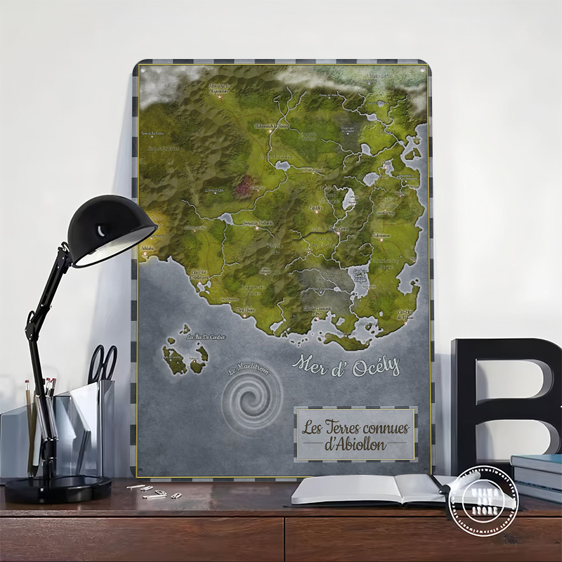 Poster in Metallo della Mappa  - World Of Retro Gaming recensione e prezzo