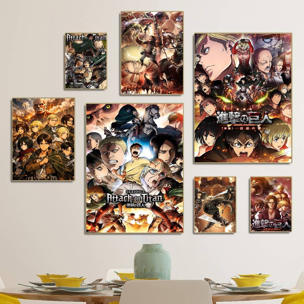 Poster Adesivi di Attack on Ti - Retro Gaming Bar recensione e prezzo